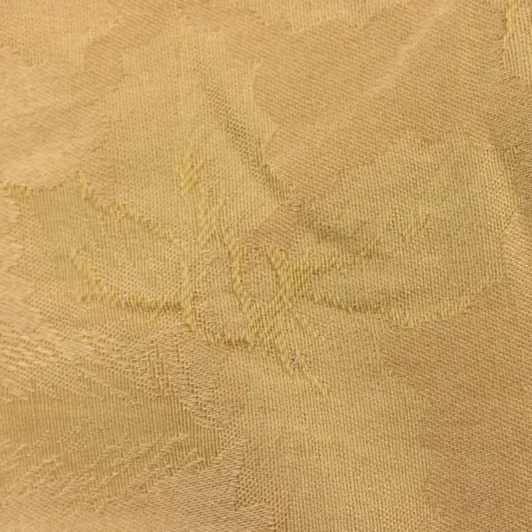 Holiday Things RN72191 Oval Tablecloth Yellow Tone-on-Tone Floral 56 x 78