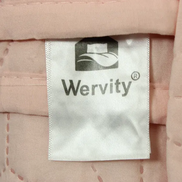 Wervity Light Pink Twin Size Coverlet 68 x 86