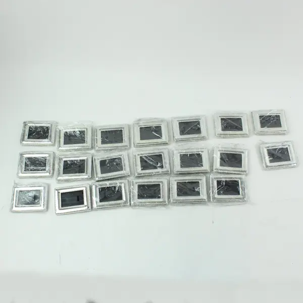 Lot of 20 Silver-Colored Photo Frames 2.5 x 3.5 Inch New 