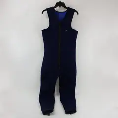 Navy Blue Sleeveless Neoprene Nylon Wetsuit Killer Whale Emblem XLG