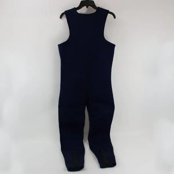 Navy Blue Sleeveless Neoprene Nylon Wetsuit Killer Whale Emblem XLG