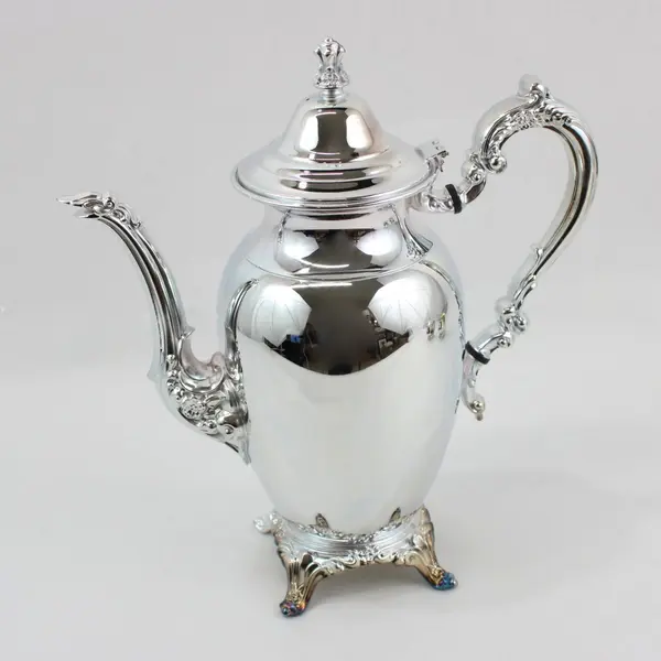 Oneida Royal Provincial 4-Piece Silver Plate Coffee Service Set w/ Box