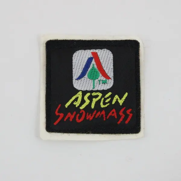 Aspen Snowmass Colorado Ski Resort Embroidered Souvenir Patch 1.5 x 1.5" Unused