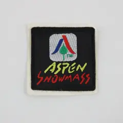 Aspen Snowmass Colorado Ski Resort Embroidered Souvenir Patch 1.5 x 1.5" Unused