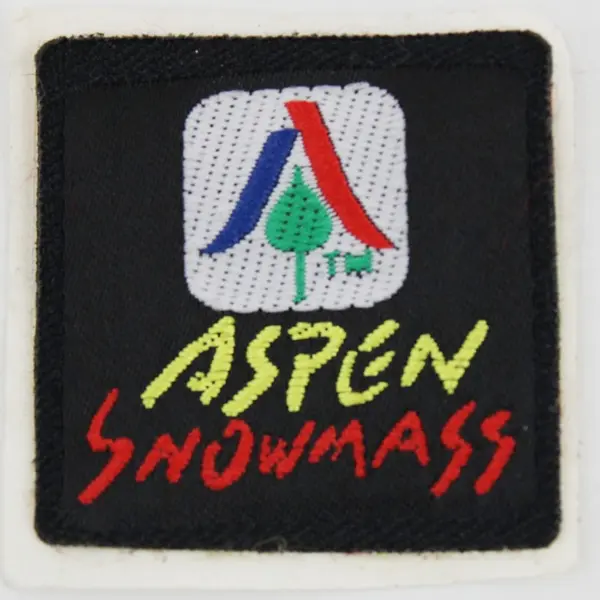 Aspen Snowmass Colorado Ski Resort Embroidered Souvenir Patch 1.5 x 1.5" Unused