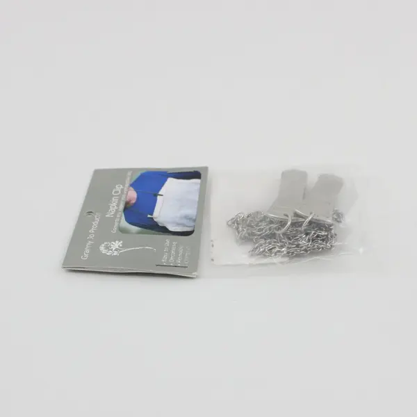 Granny Jo Products Napkin Clip Bib Holder #335338 New Sealed