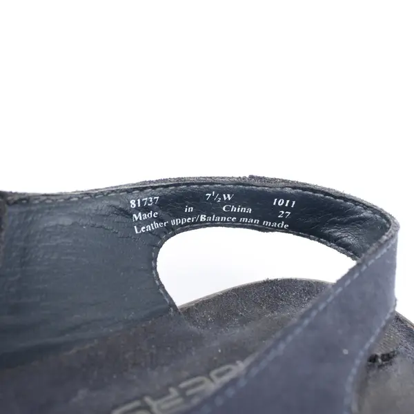 Clarks Springers Women's Navy Leather Buckle Sandals 7.5W