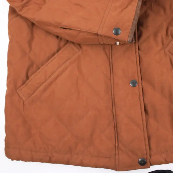 Lauren Ralph Lauren Women's Brown Quilted Barn Jacket Size 14