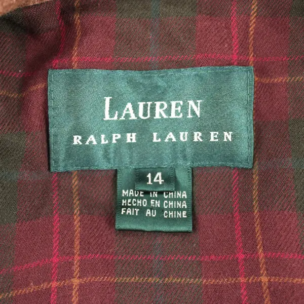 Lauren Ralph Lauren Women's Brown Quilted Barn Jacket Size 14