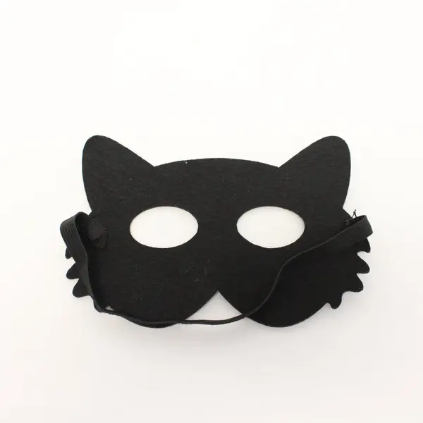2 Foam Costume Masks Cat & Red Superhero Party Dress Up
