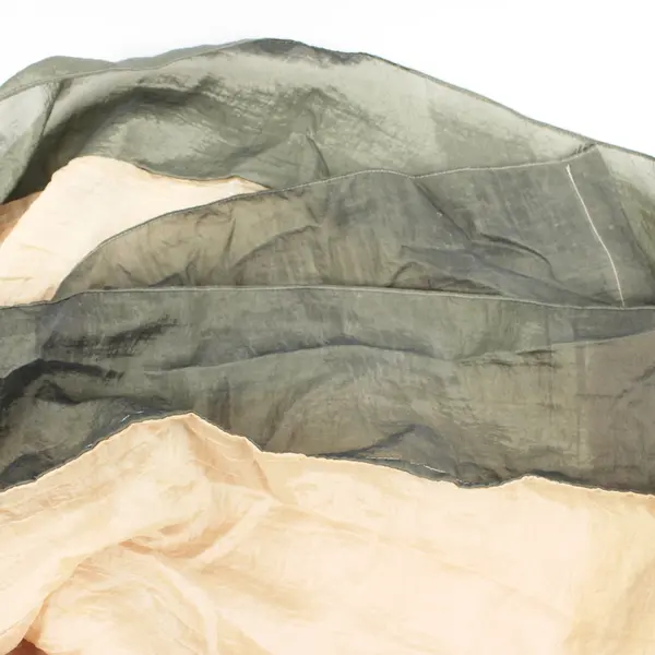 Scrap Home Decor Fabric Shimmery Green Beige 1.25 lb Crafts Upholstery