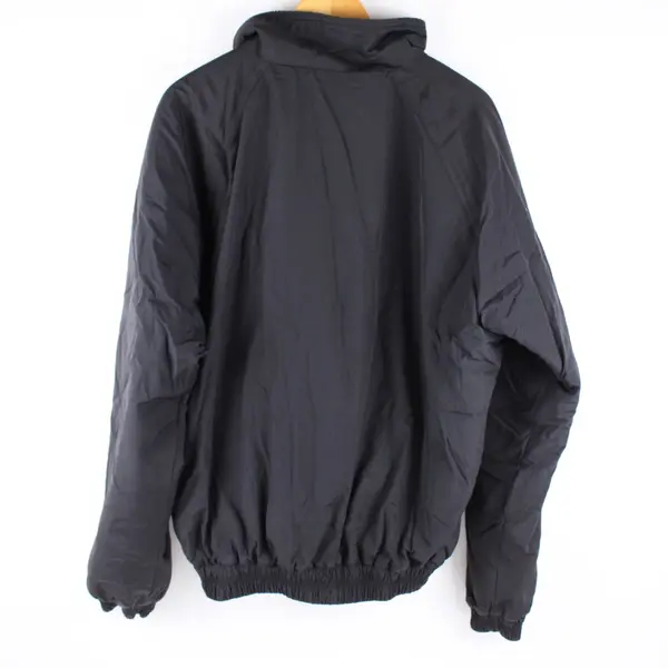 Trask River Evergreen International Airlines Jacket Men's XL Black Zip-Up