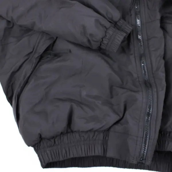 Trask River Evergreen International Airlines Jacket Men's XL Black Zip-Up