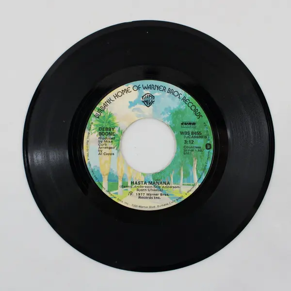Debby Boone You Light Up My Life /Hasta Manana 7"Vinyl Record 1977