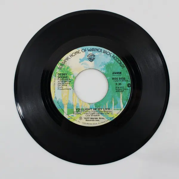 Debby Boone You Light Up My Life /Hasta Manana 7"Vinyl Record 1977