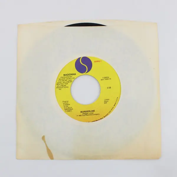 Madonna Borderline Think of Me Sire 7 "Vinyl Record