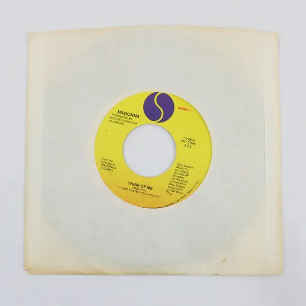 Madonna Borderline Think of Me Sire 7 "Vinyl Record