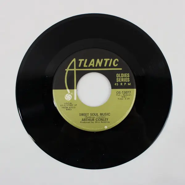 Arthur Conley Sweet Soul Music/Funky Street Atlantic 7" Vinyl Record OS-13077