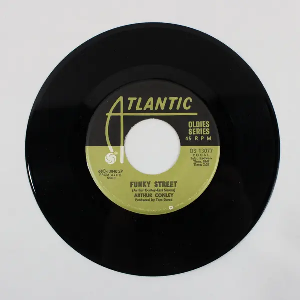 Arthur Conley Sweet Soul Music/Funky Street Atlantic 7" Vinyl Record OS-13077