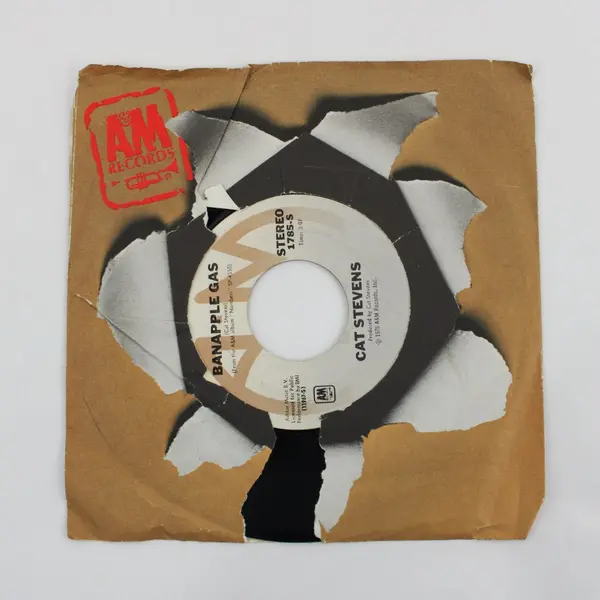 Cat Stevens Ghost Town/Banapple Gas 7" Vinyl Stereo A&M 1785-S 1975