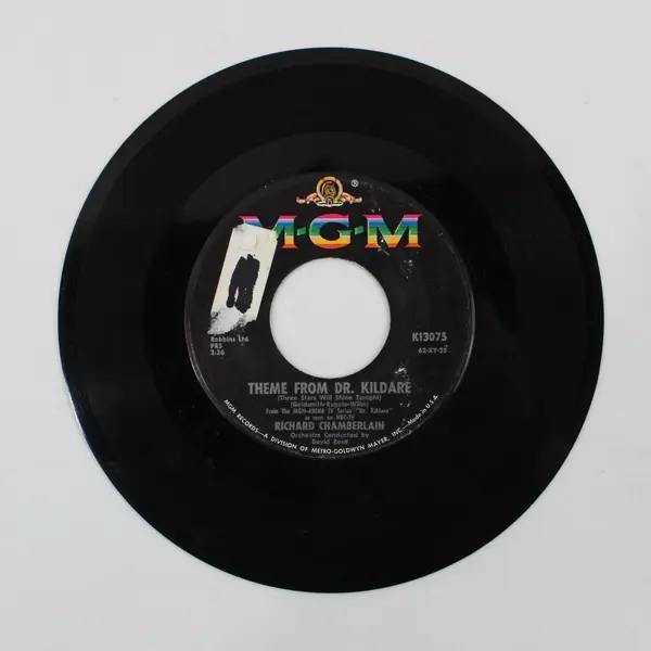 Richard Chamberlain Theme From Dr. Kildare/ A Kiss To Build A Dream On 7" Vinyl