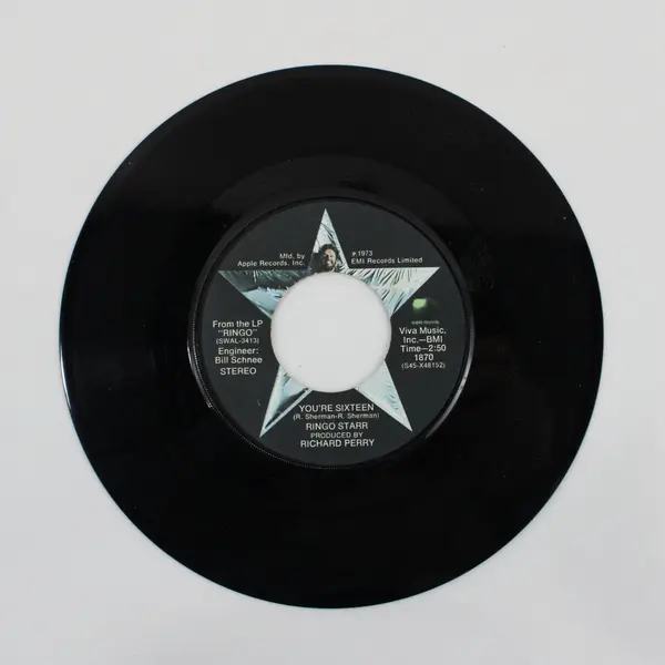 Ringo Starr You're Sixteen / Devil Woman 7" Vinyl Record Apple Records