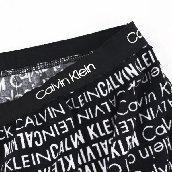 Calvin Klein Women's XL Black White Logo Print Pajama Pants