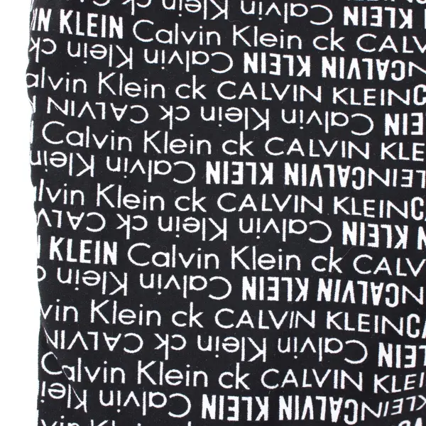 Calvin Klein Women's XL Black White Logo Print Pajama Pants