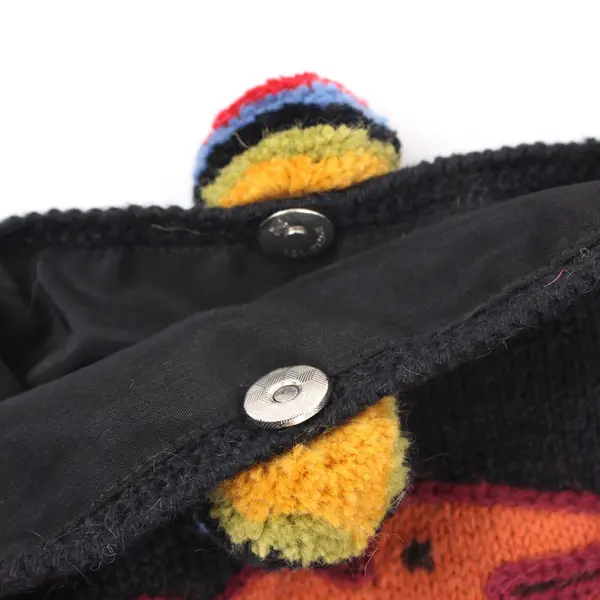 Tabask Multicolor Alpaca Blend Knit Crossbody Purse Peru