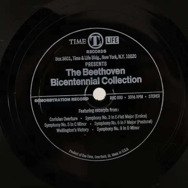 Time-Life Beethoven BBC 000 Demo 7-Inch Flexi Disc