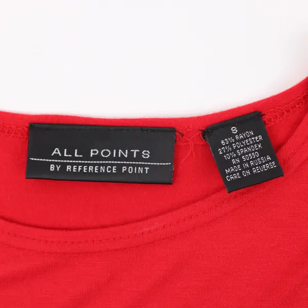 All Points by Reference Point Women's Small Red Tank Top