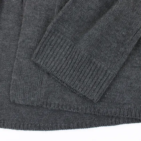 Jason Maxwell Women's Small Dark Gray Knit Cardigan Sweater