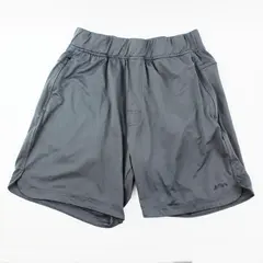 Mitre Youth Medium Gray Athletic Shorts FLAWED