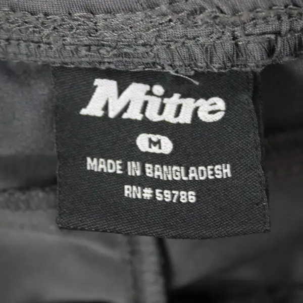 Mitre Youth Medium Gray Athletic Shorts FLAWED