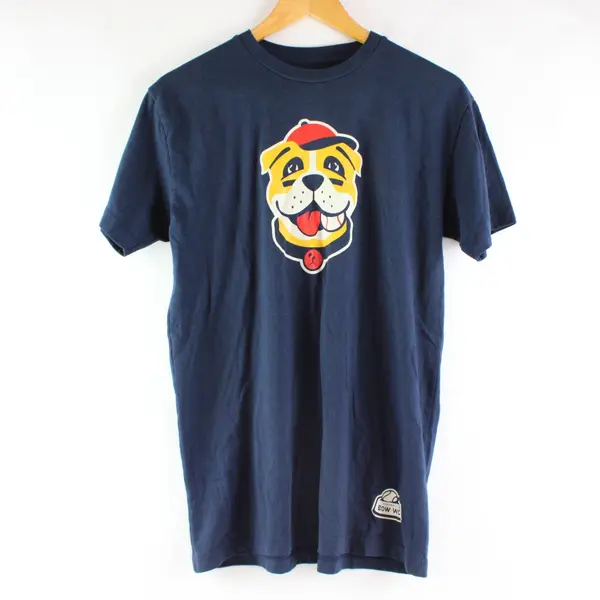 Baseballism Bow Wow Pit Bull Graphic T-Shirt Navy Men's Medium