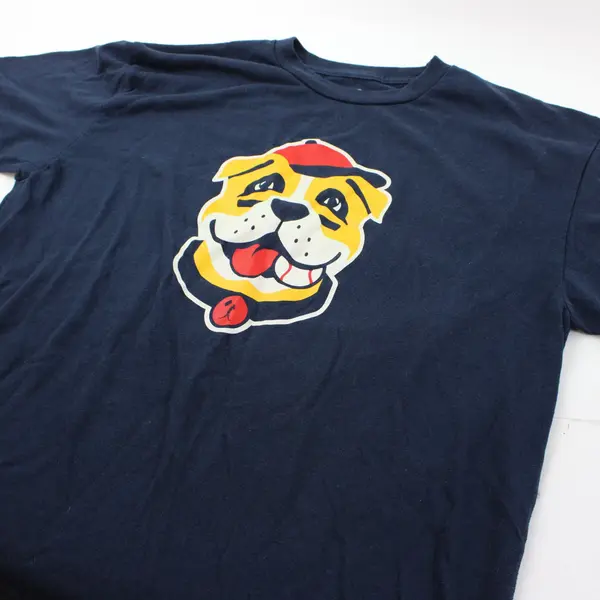 Baseballism Bow Wow Pit Bull Graphic T-Shirt Navy Men's Medium