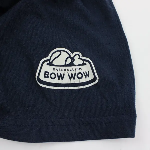 Baseballism Bow Wow Pit Bull Graphic T-Shirt Navy Men's Medium