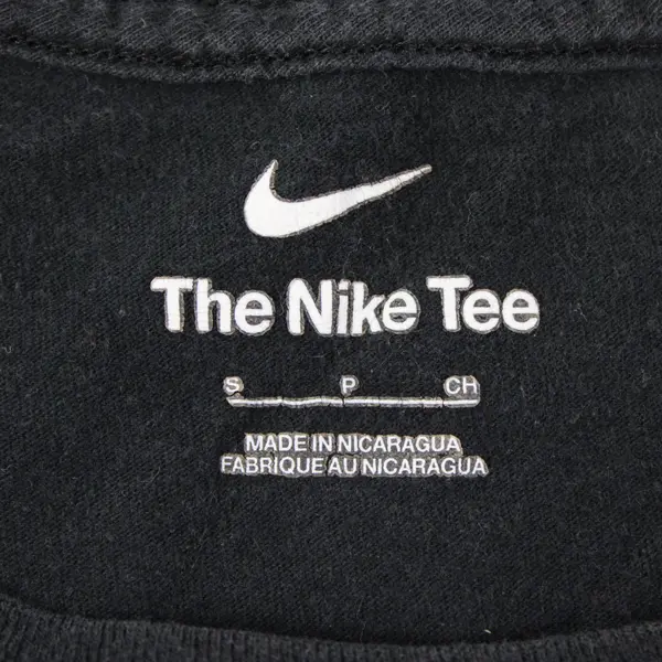 Nike Men's Small Black T-Shirt with Nike Logo Palm Tree Graphic