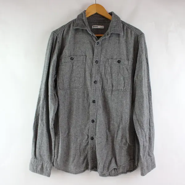 Sonoma Men's Gray Long Sleeve Button-Up Shirt Size Small