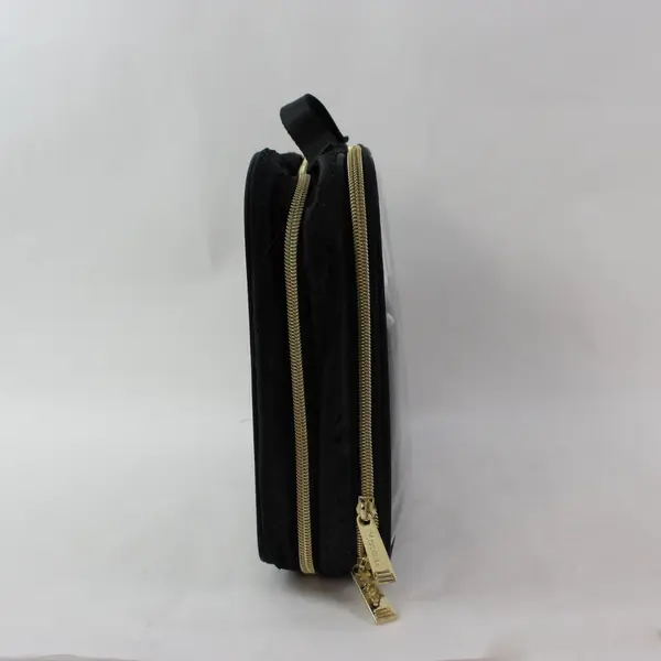 Modella Black Travel Makeup Cosmetics Toiletry Bag