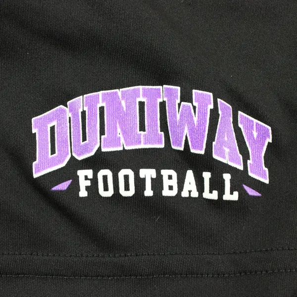 Duniway Middle School Boys Athletic Shorts Black Youth Medium