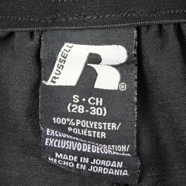 Russell Athletic Men's Athletic Shorts Black Red Small 28-30 Waist