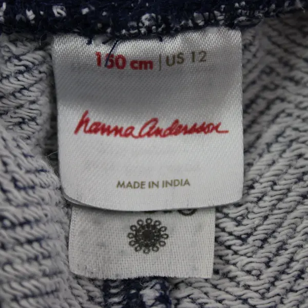 Hanna Andersson Blue Pajama Pants Kids Size 12