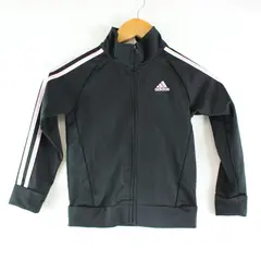 adidas Girls Track Jacket Black Pink Size 5 Regular Fit