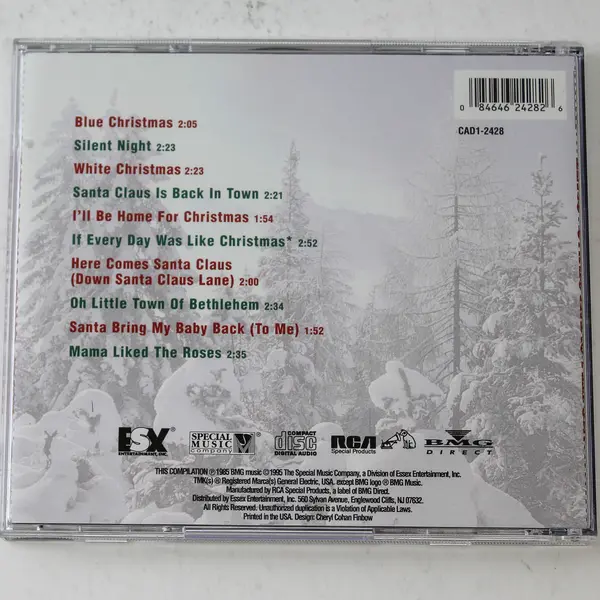 Elvis Presley Elvis' Christmas Album CD 1995 #CAD 1-2428  