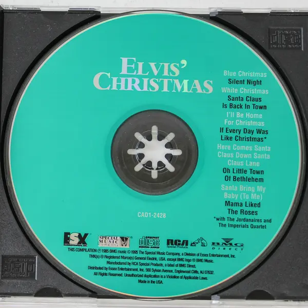 Elvis Presley Elvis' Christmas Album CD 1995 #CAD 1-2428  