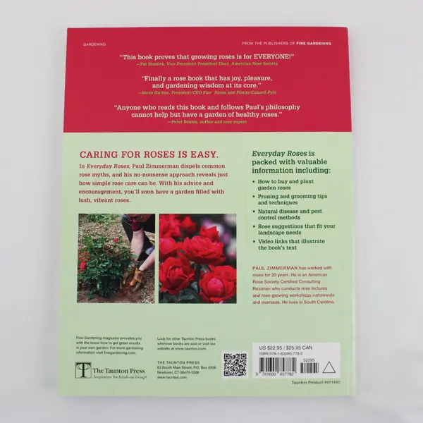 Everyday Roses Paul Zimmerman How to Grow Knock Out Garden Roses 2013 PB