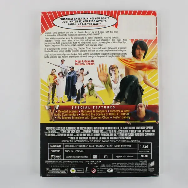 Kung Fu Hustle DVD Full Screen Stephen Chow 2005 Columbia Pictures