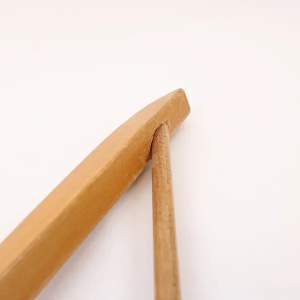 Lot of 5 Wooden Suit Hangers Closet Organization