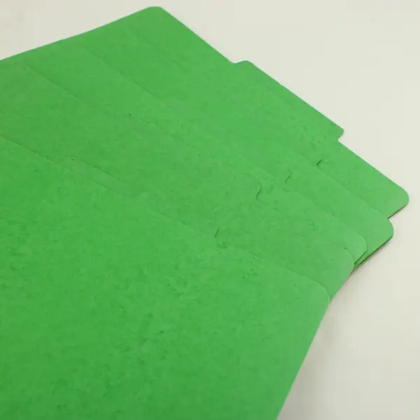 Lot of 5 Smead C402-5A-2D-GN Fastener Folders Letter Lime Green